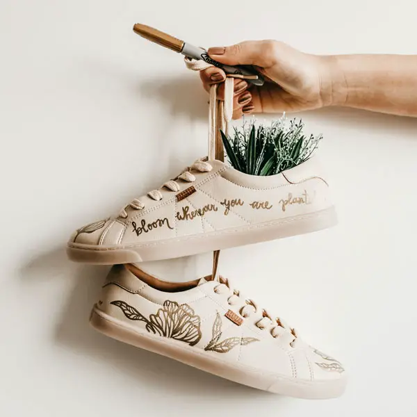 sustainable vegan sneakers size charts