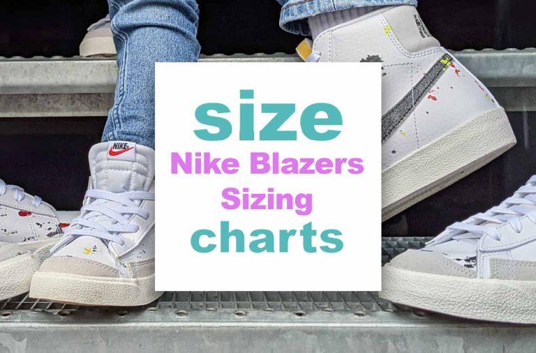 Nike Blazer Size Chart: Blazer Sizing for men, women and kids