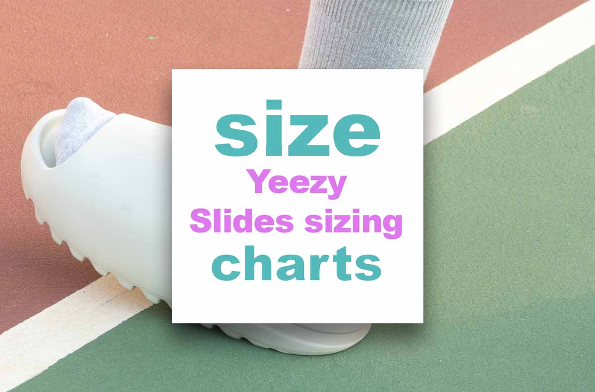 Adidas yeezy slide size chart