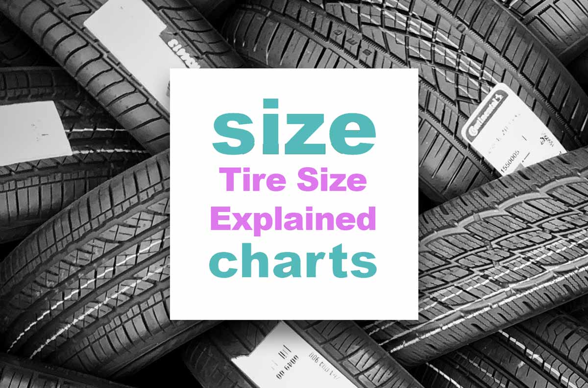 Tire Size Chart for all vehicles: What do tire size numbers mean?