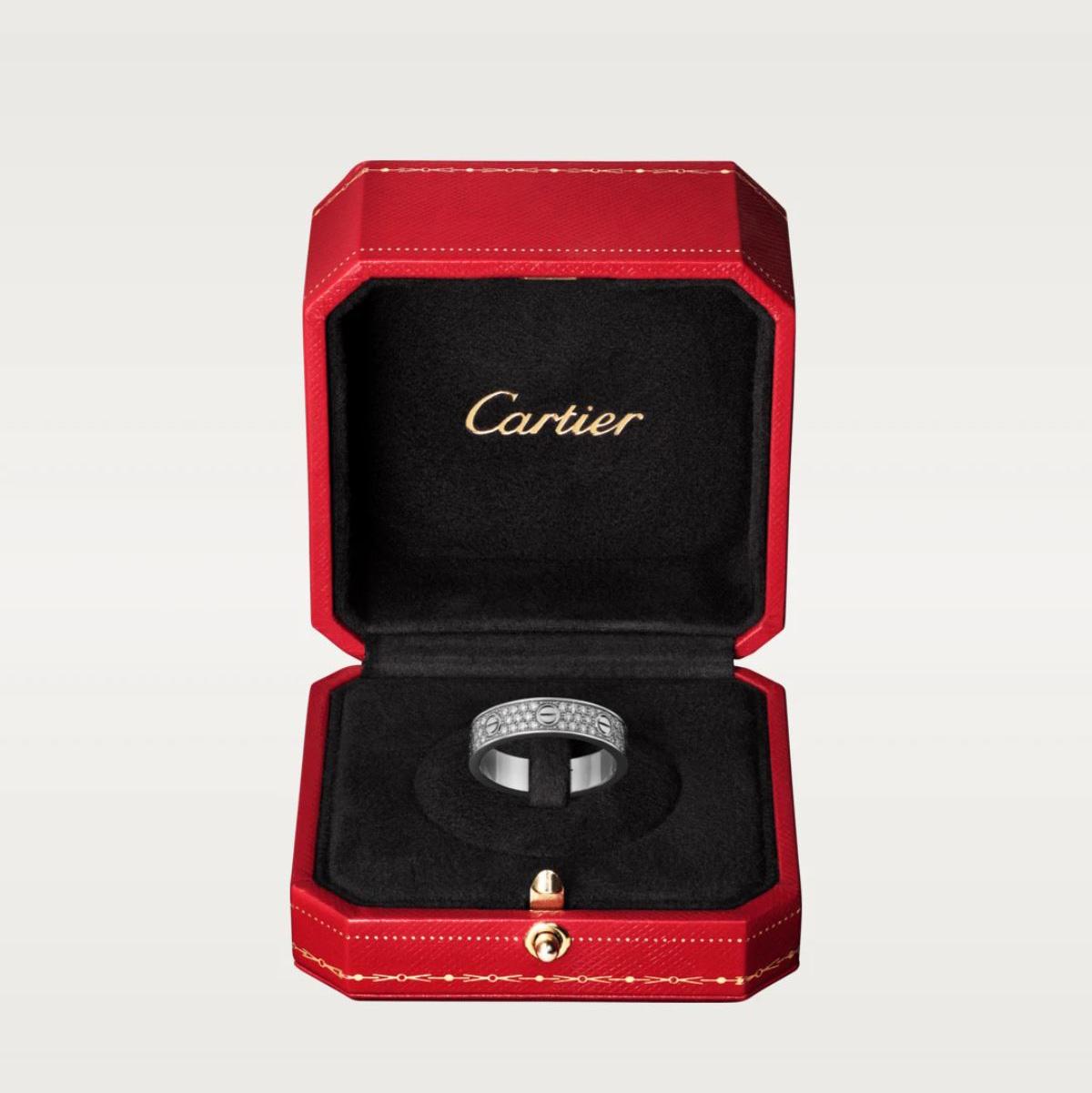 cartier ring dimensions
