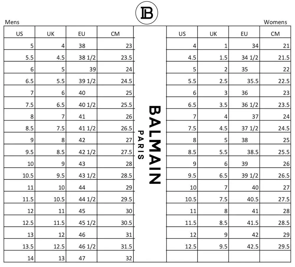 Balmain-shoes-size-chart-shoes-sneakers-image-displaying-balmain-shoes-sizes-and-conversion