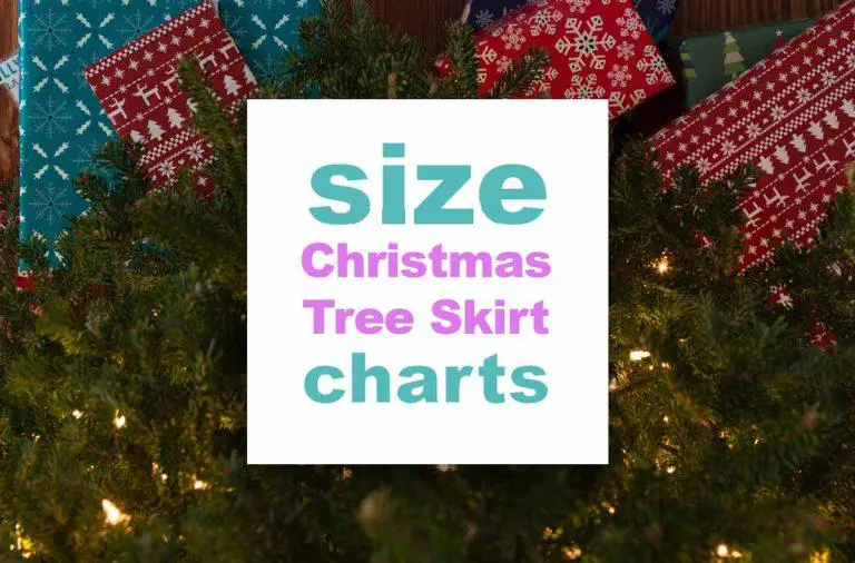 Tree Skirt Size Chart And Buying Guide What size do I need?