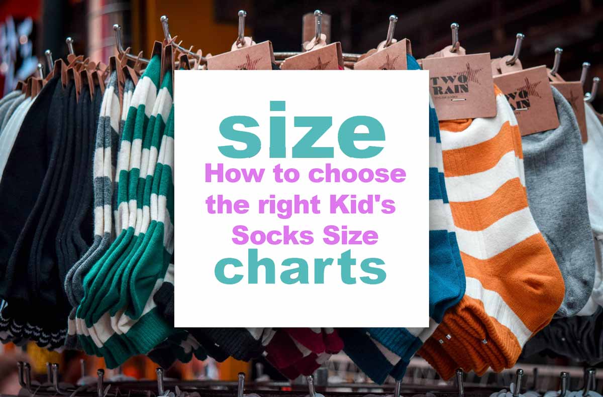 Kids Socks Size Chart by age What are sock sizes for boys & girls