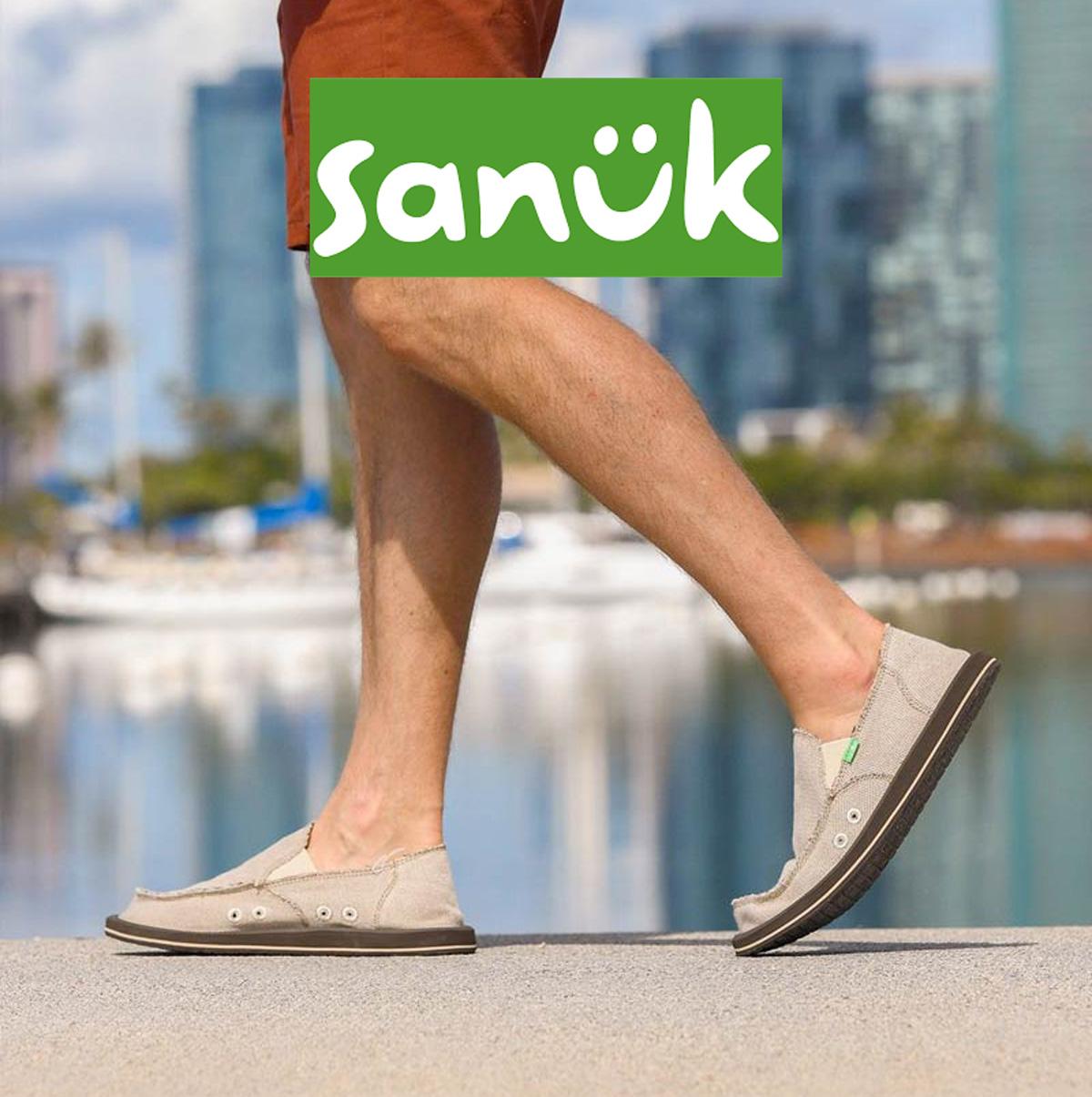 Sanuk Size Charts and fitting guide for shoes for men, women and kids