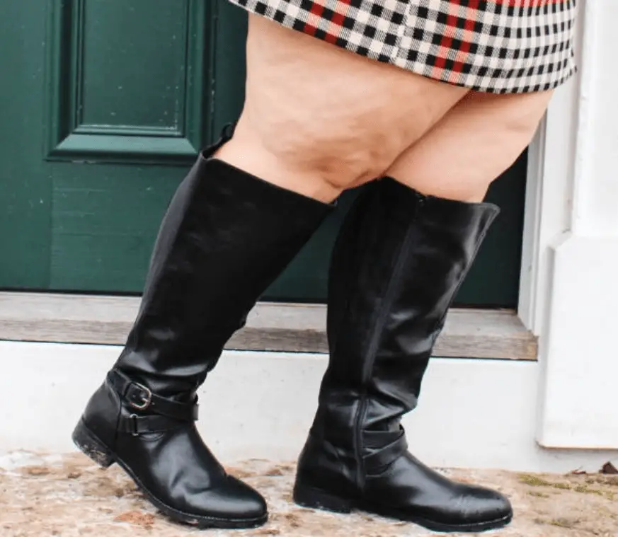 Torrid Plus Size boots with extra wide calf 