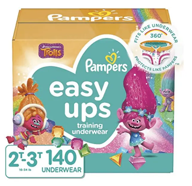 Pampers Easy Ups Size Chart