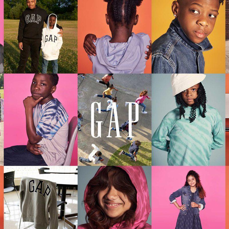 Gap Kid's Size Charts for clothes, apparel, accessories and shoes