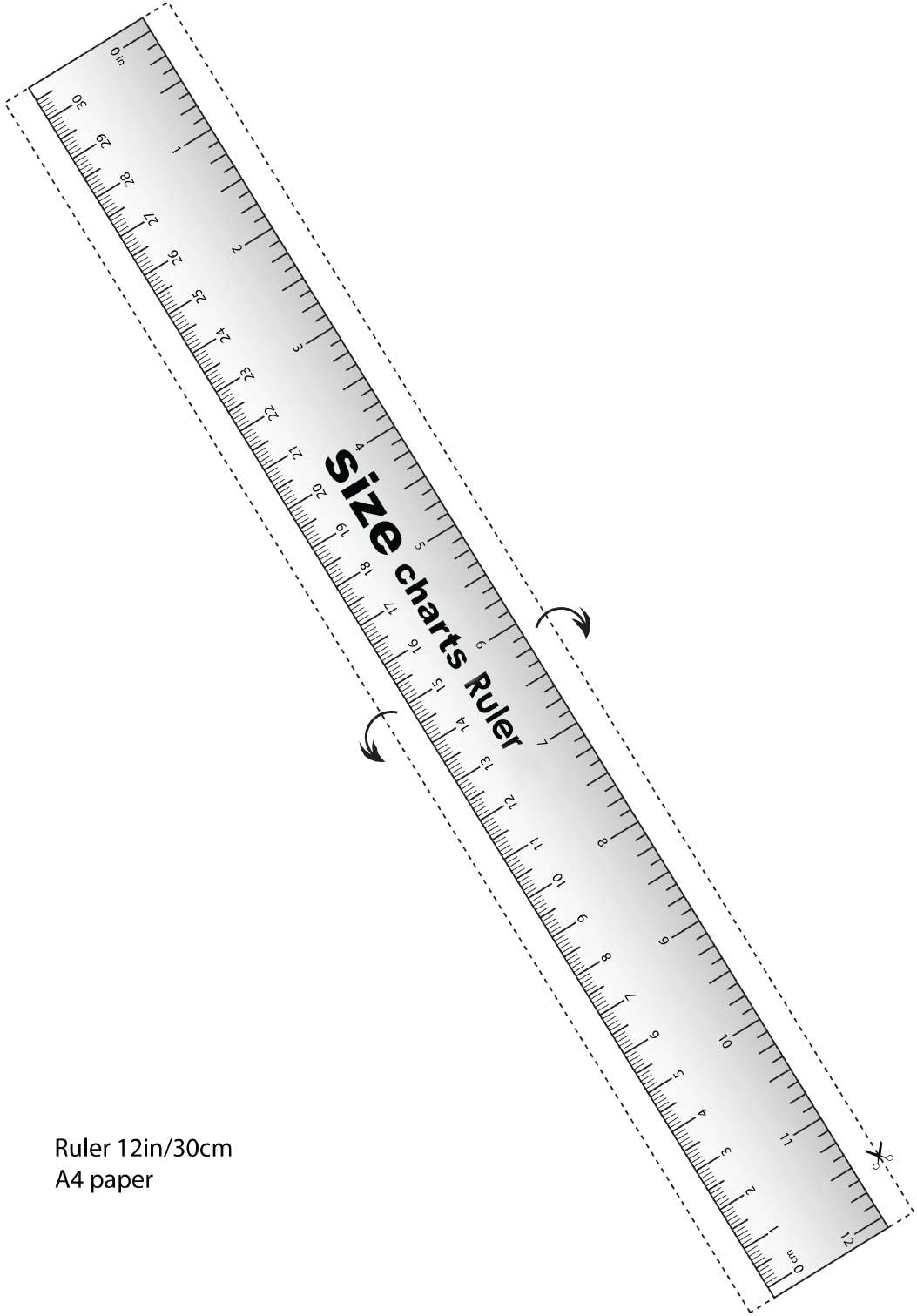 Printable ruler in inches with free download and tips - Size-Charts.com