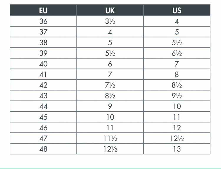 Birkis Size Chart and Sizing Guide - Size-Charts.com - When size matters