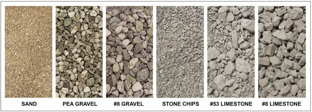 Comparing-different-sizes-of-gravel-sand-pea-gravel-8-gravel-stone-chips-lime-stone