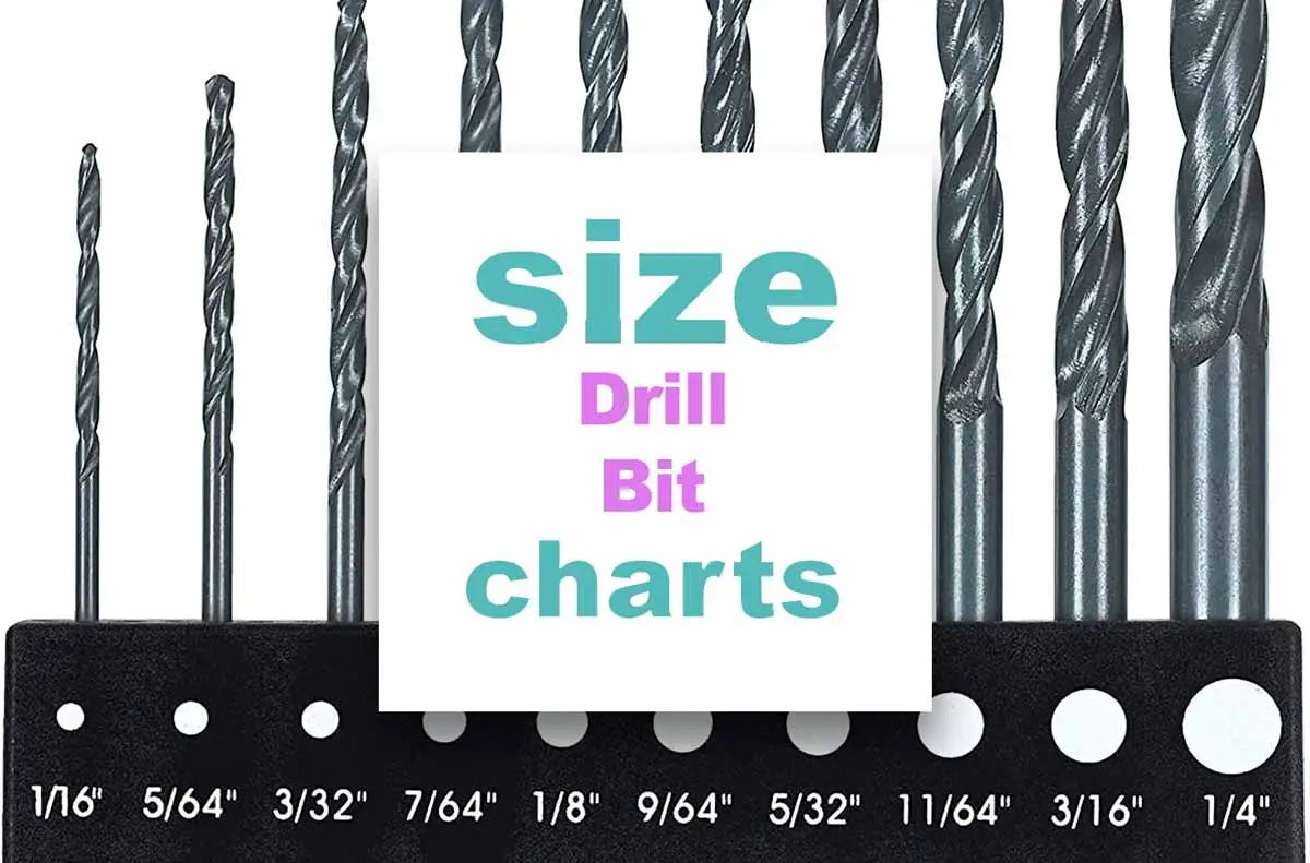 drill bit size chart in 32nds
