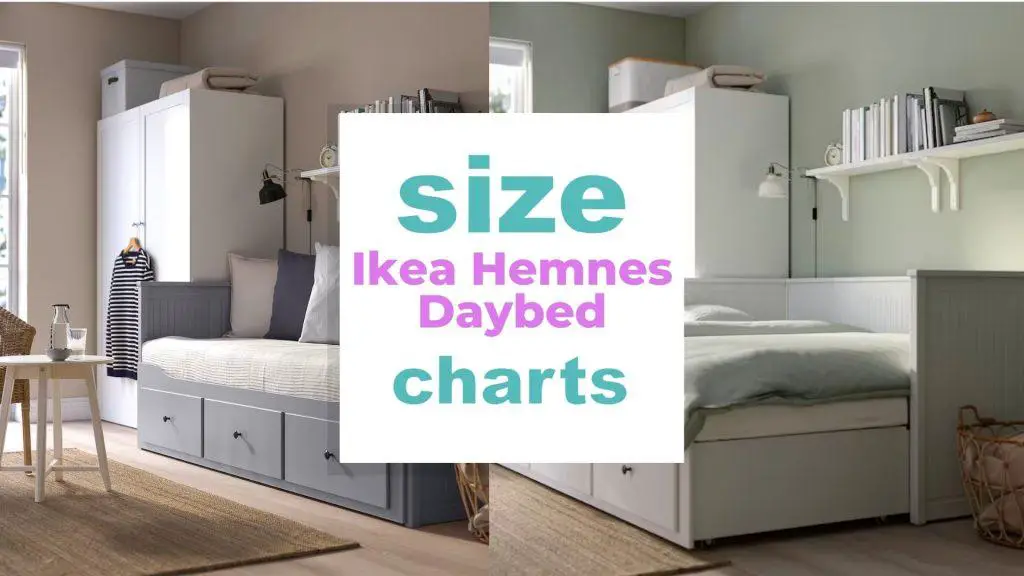 IKEA Hemnes Daybed Size and Measurements size-charts.com