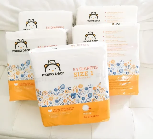 Mama Bear Size Chart of Diapers When size matters