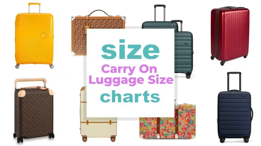 Carry On Luggage Size and Dimensions size-charts.com 