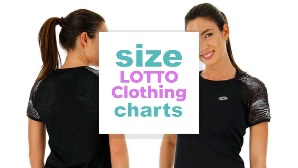 LOTTO Clothing Size Charts size-charts.com
