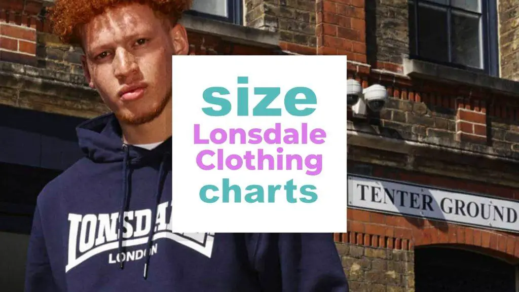Lonsdale Clothing Size Charts size-charts.com