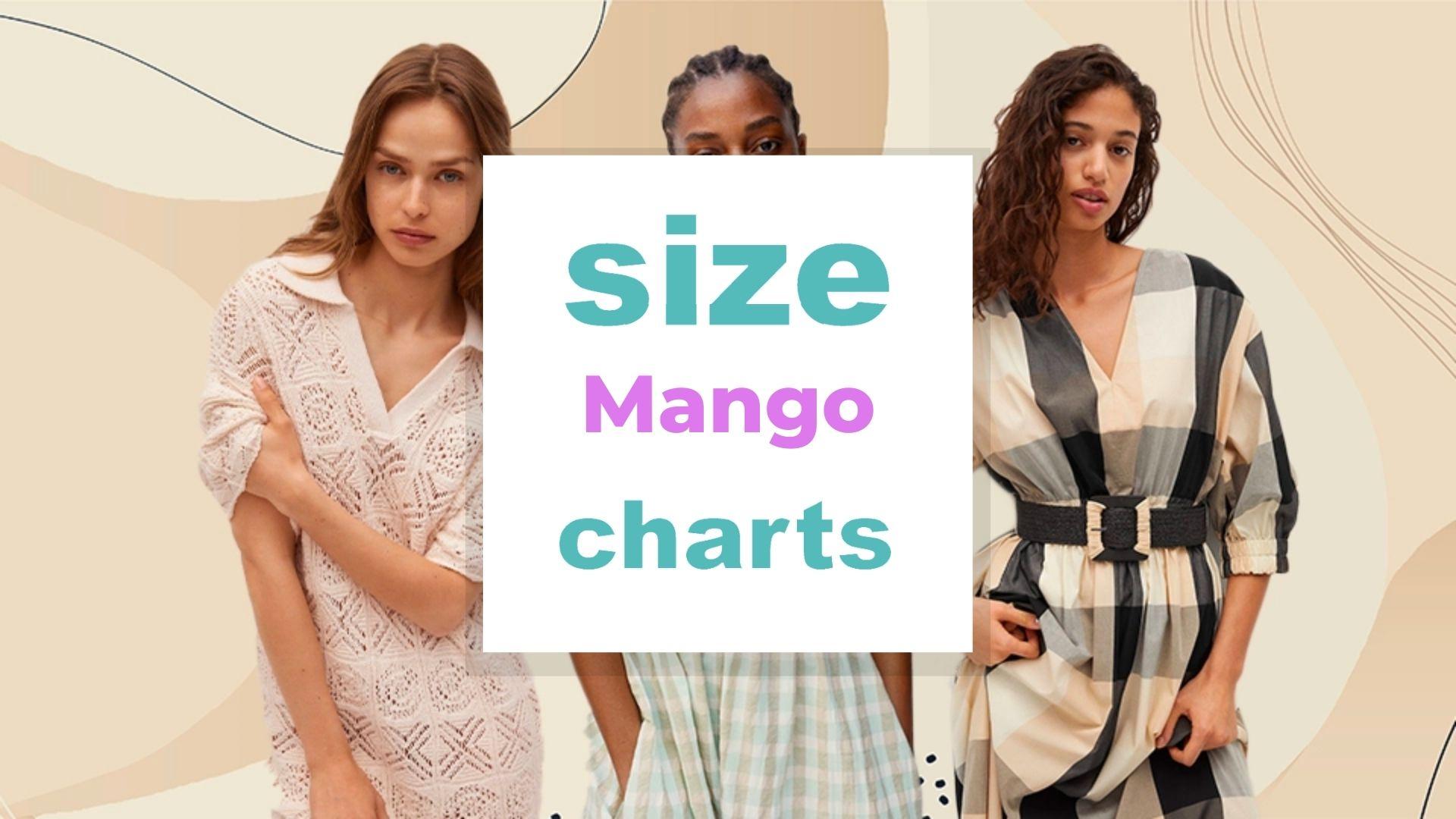 Mango Size Charts for Adults and Kids