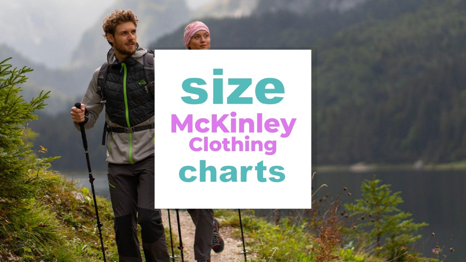 McKinley Clothing Size Charts When size matters