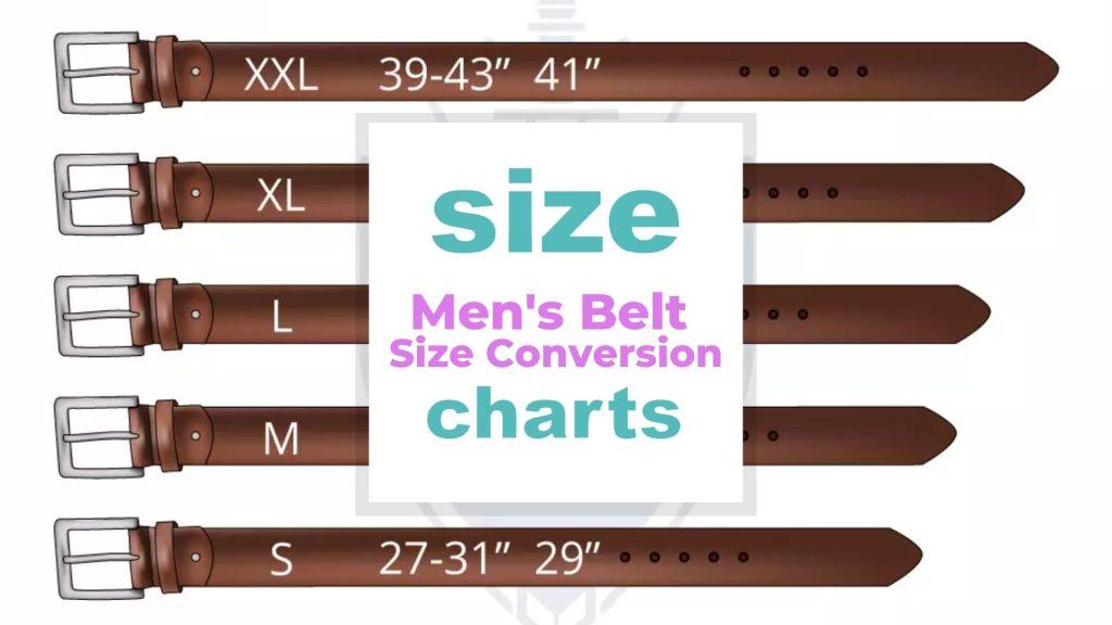 Belt Size Guide Chart - UK & European Belt Sizes