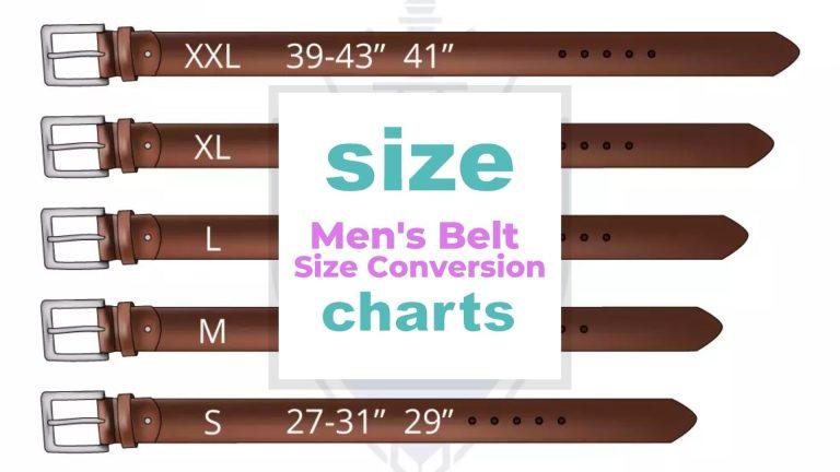 Men's Belt Size Conversion - Size-Charts.com - When size matters