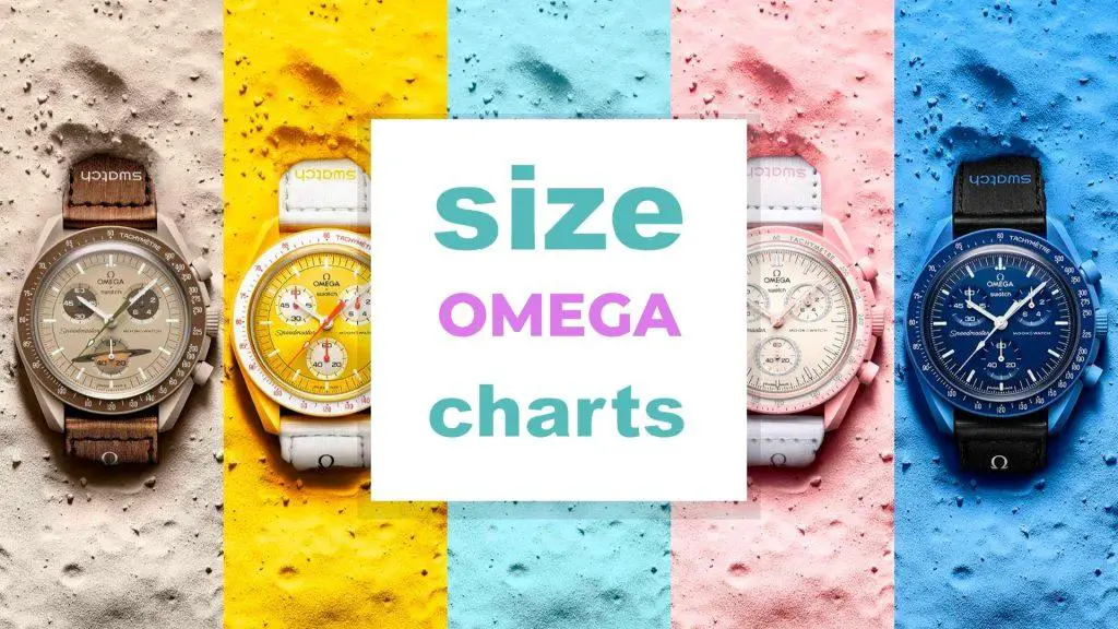 Omega Size Charts of Watches size-charts.com
