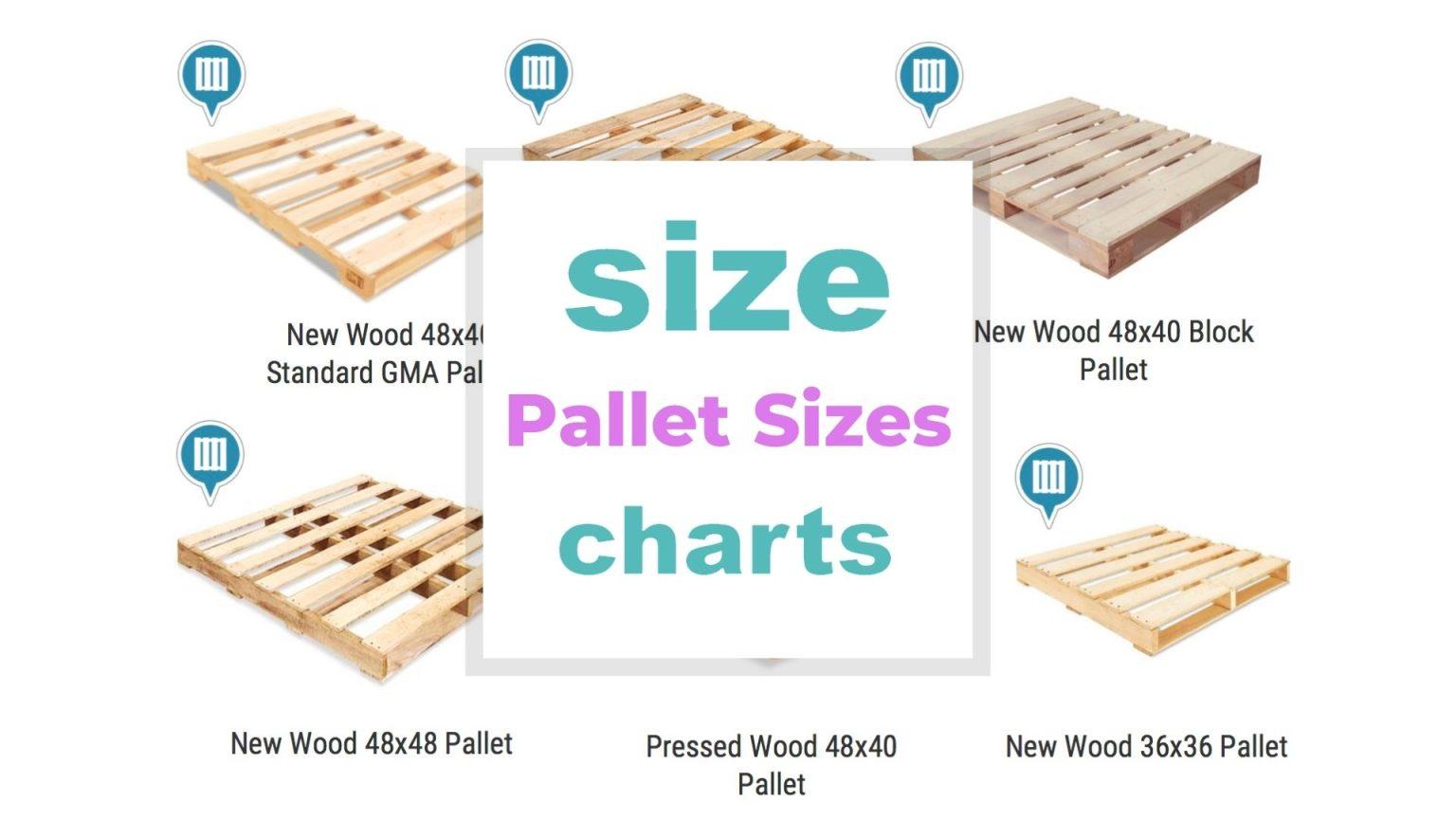 Standard Pallet Sizes And Dimensions - Size-Charts.com - When Size Matters