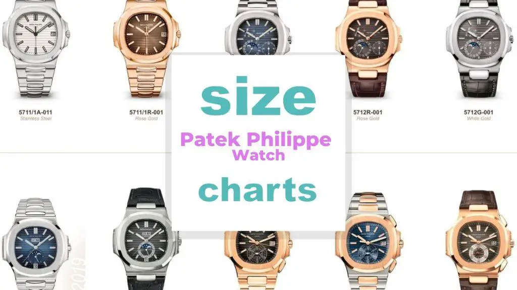 Patek Philippe Watch Sizes size-charts.com