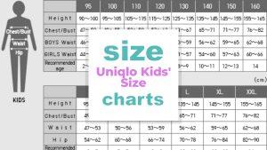 Uniqlo Kids' Size Charts - Size-Charts.com - When size matters