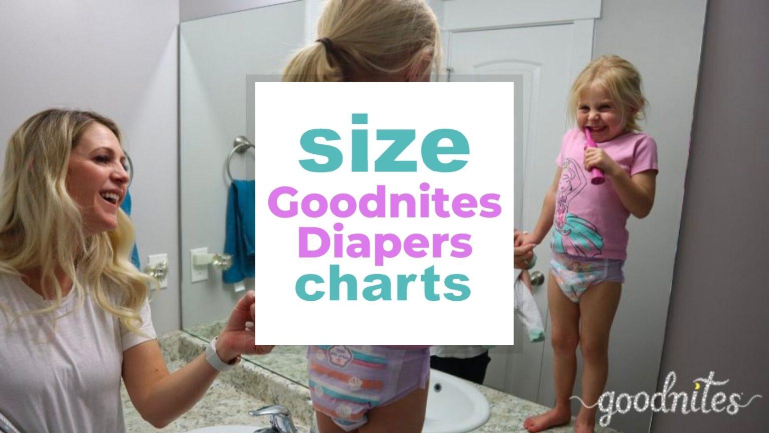 Goodnites Size Chart Find the Best Diaper Size