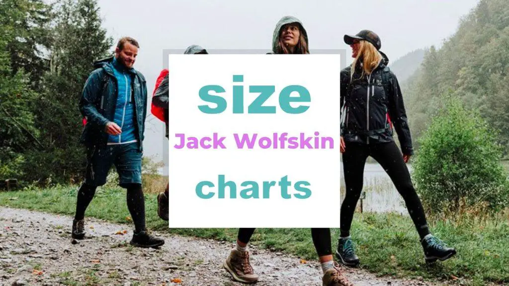 Jack Wolfskin Size Charts size-charts.com