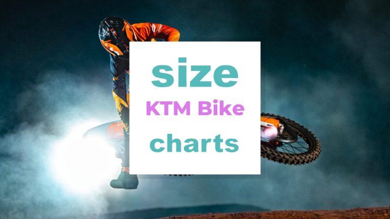 ktm mtb size chart