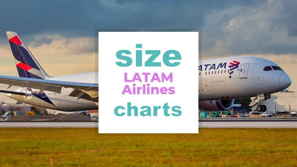 LATAM Airlines Sizes: Seats, Luggage... size-charts.com