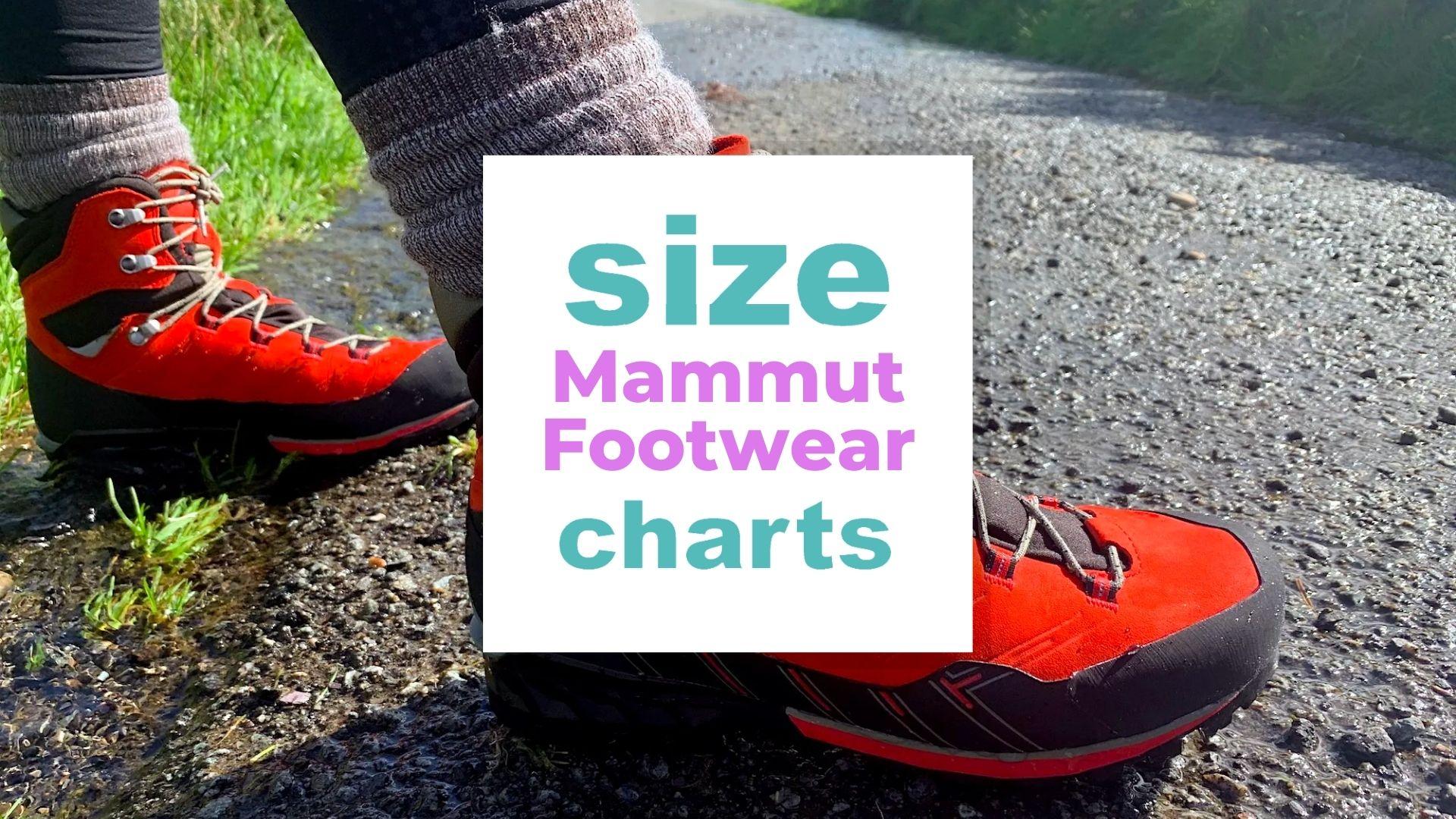Mammut Footwear Sizes When size matters