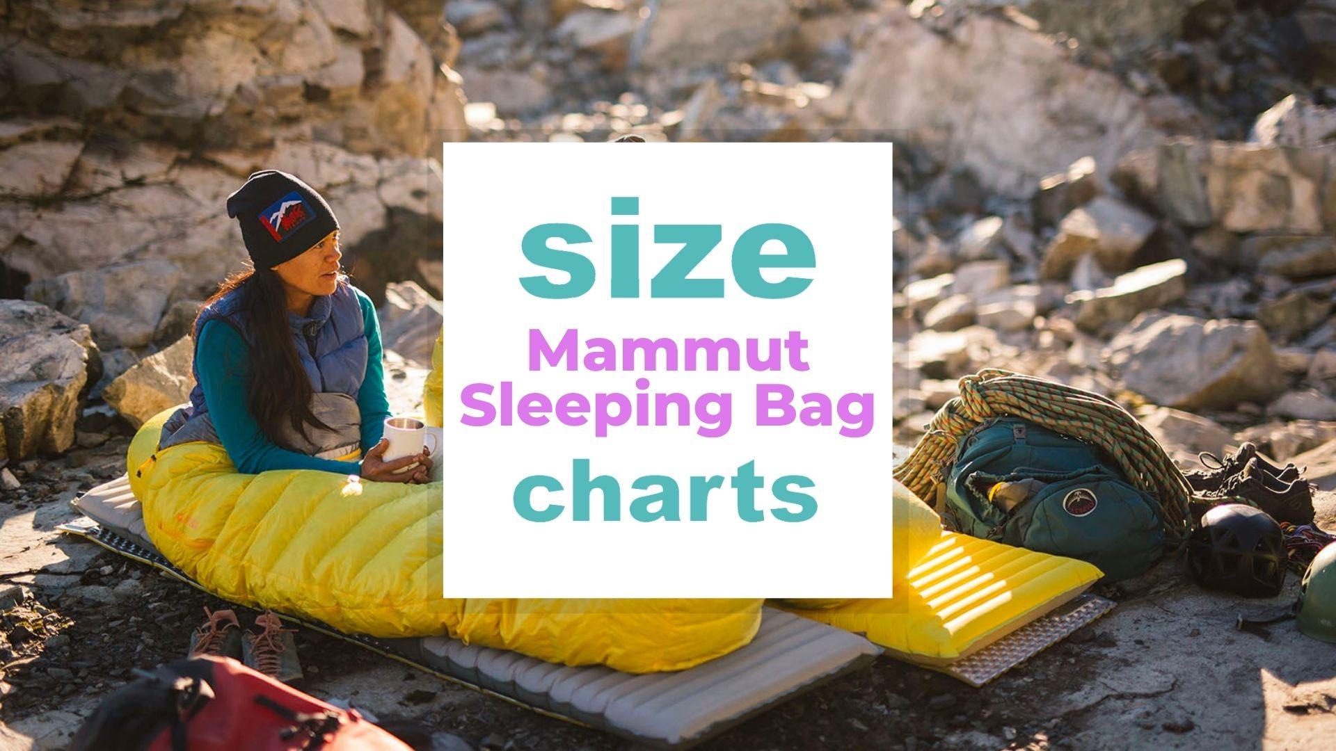 Mammut Sleeping Bag Sizes Size Charts Com When Size Matters