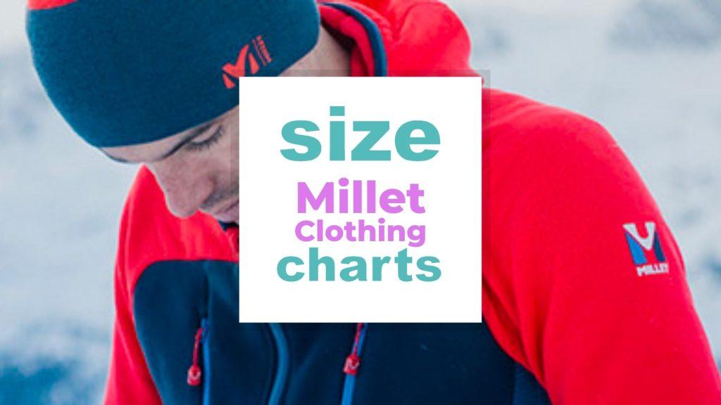 Millet Clothing Size Charts size-charts.com