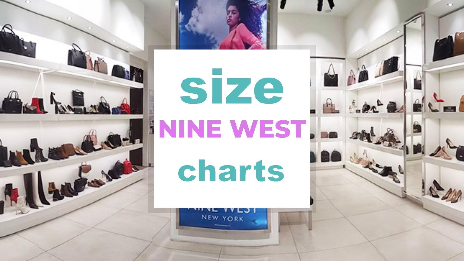 NINE WEST Size Charts for Adults and Kids When size