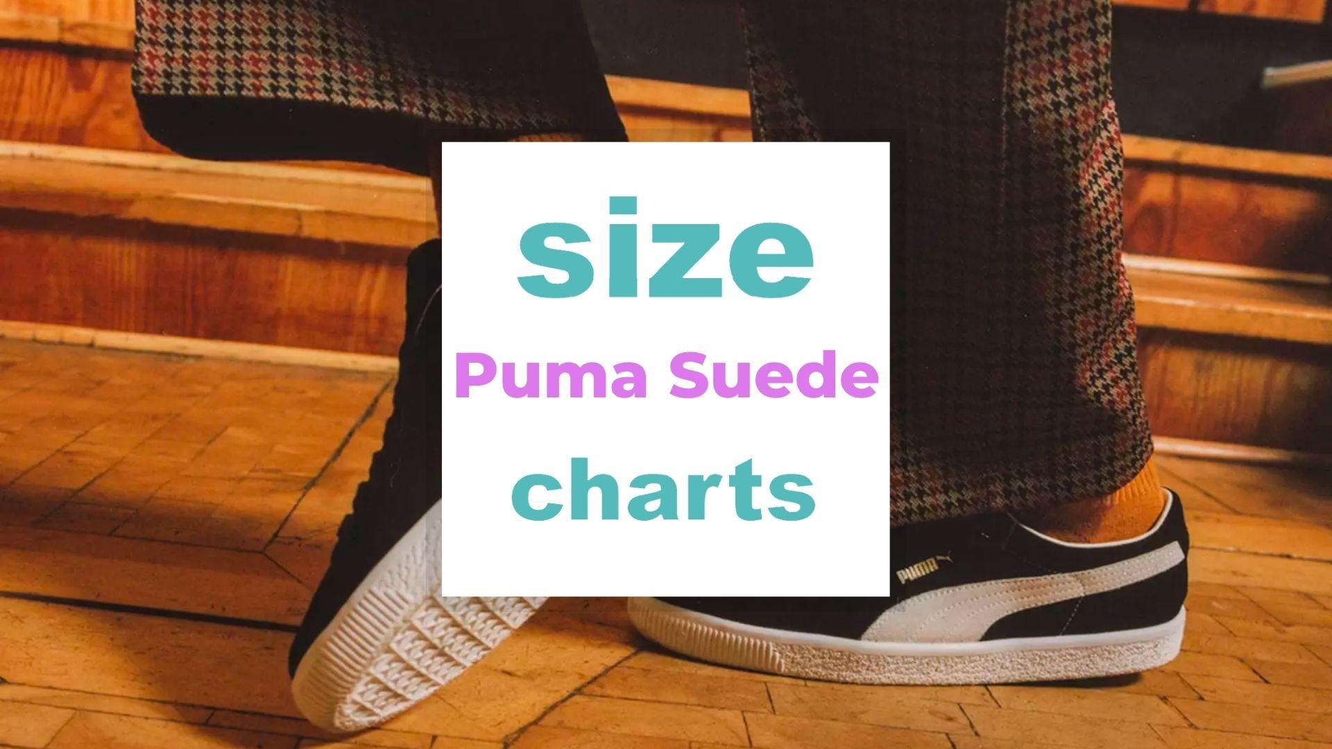 Puma Suede Sizes for Adults and Kids - Size-Charts.com - When size matters