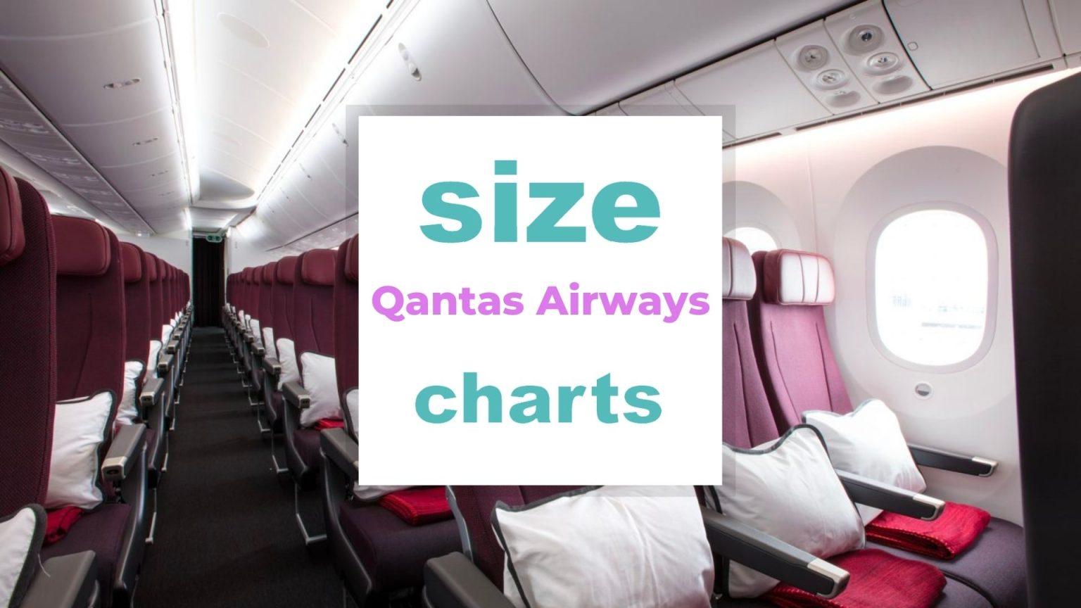 Qantas Airways Sizes Luggage, Seats... When size
