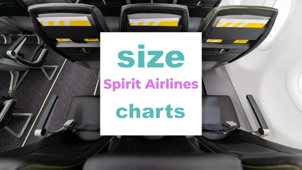 Spirit Airlines Sizes: Luggage, Seats... size-charts.com