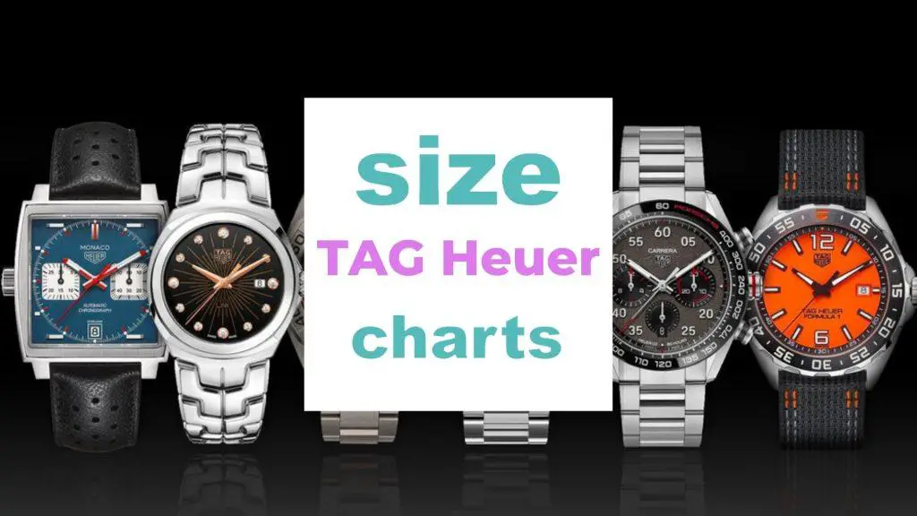 TAG Heuer Watch Sizes size-charts.com
