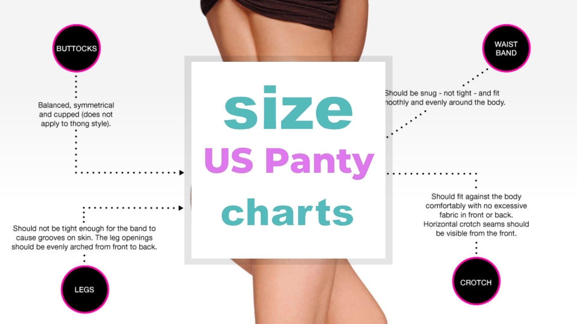 US Panty Size Chart for Adults and Kids When size