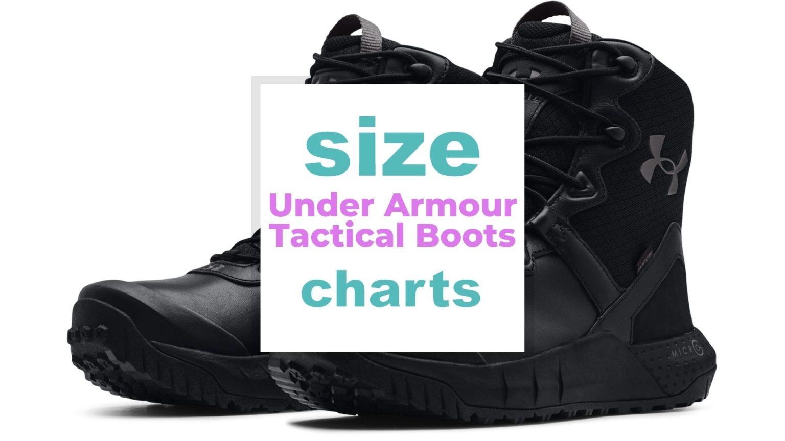 Under Armour Tactical Boots Size Chart When size