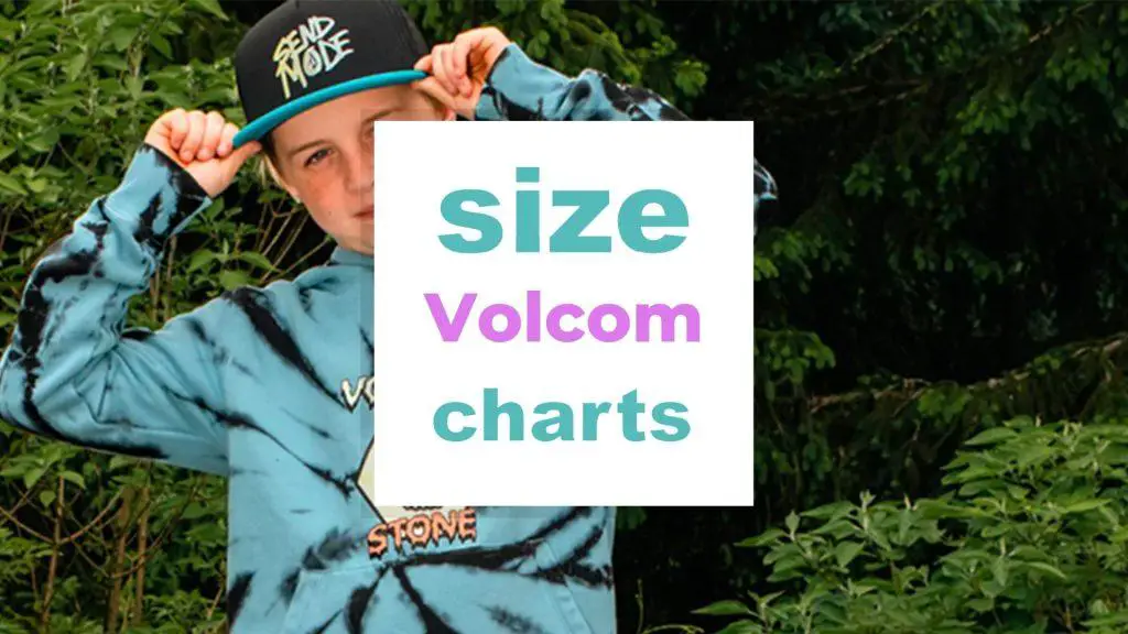 Volcom Size Charts for Men and Women size-charts.com