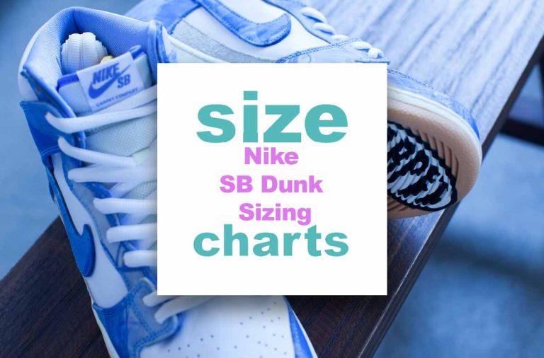 Nike Dunk Size Chart And Fitting Do Dunks Fit True To Size 