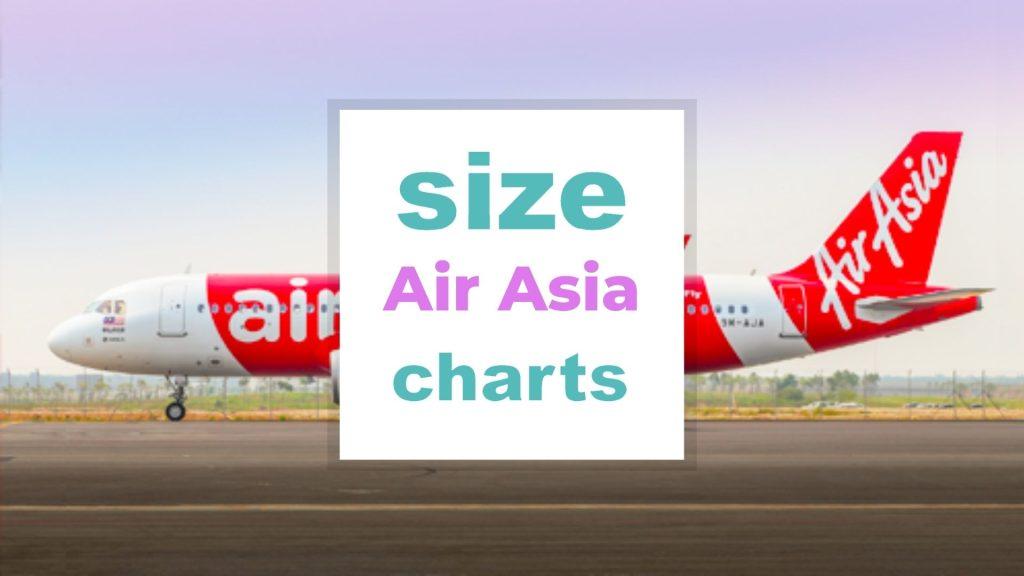 Air Asia Airline Sizes: Luggage, Seats... size-charts.com