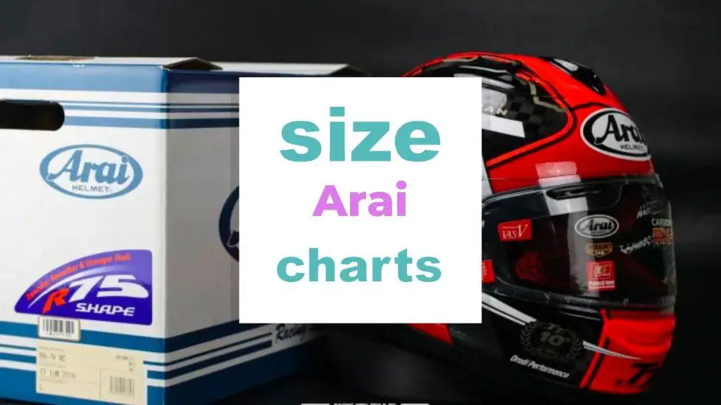 Arai Helmets Sizes size-charts.com