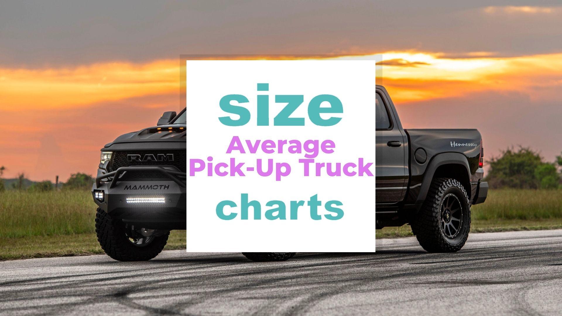 Average PickUp Truck Size and Dimensions When size