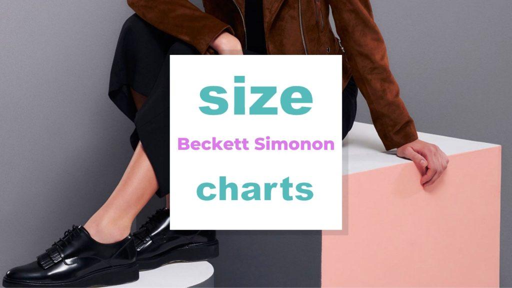 Beckett Simonon Shoes Size Chart size-charts.com