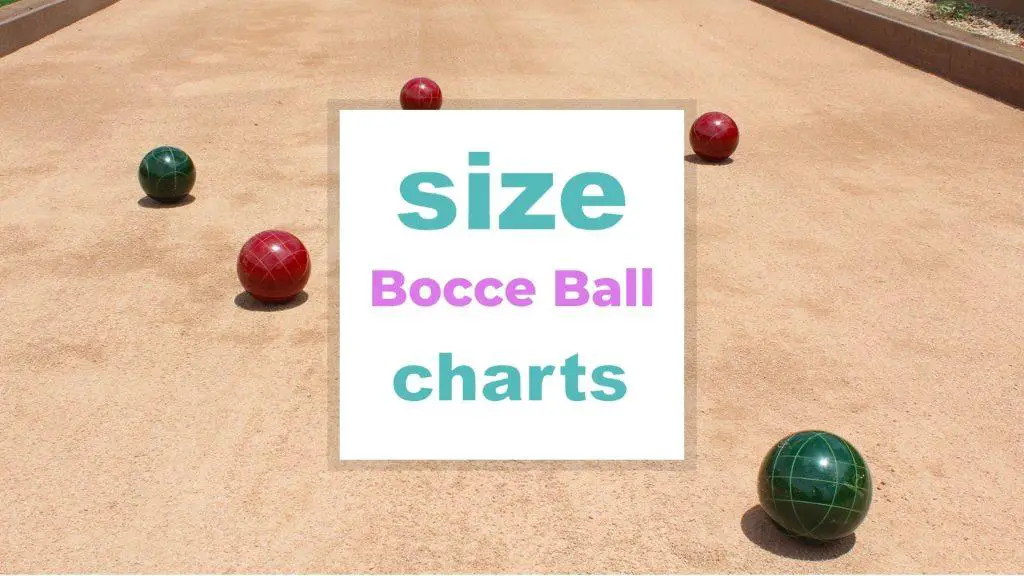 Bocce Ball Size Chart size-charts.com